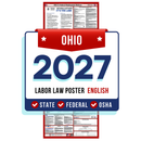 Preorder Ohio State and Federal Labor Law Poster - Non-Laminated Paper 2027