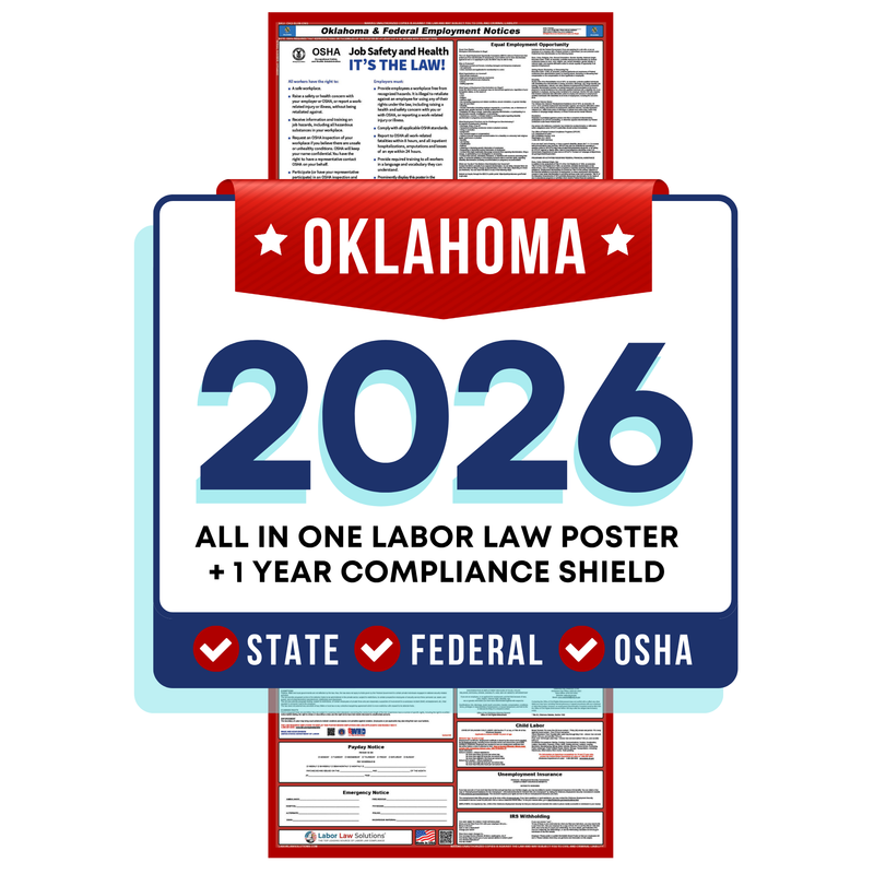 PREORDER - 2026 State & Federal Poster + 1 Year Compliance Shield Plan