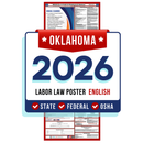 Oklahoma State and Federal Labor Law Poster - Non-Laminated Paper 2026