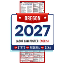 Preorder Oregon State and Federal Labor Law Poster - Non-Laminated Paper 2027