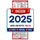 Oregon State and Federal Labor Law Poster 2025 - Non-Laminated Paper