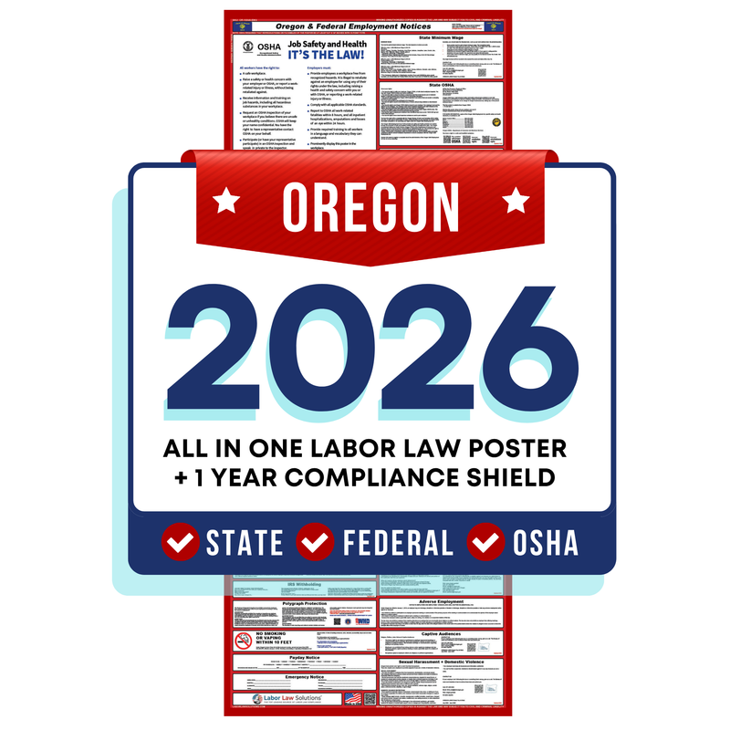 PREORDER - 2026 State & Federal Poster + 1 Year Compliance Shield Plan