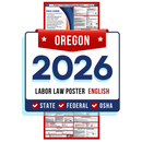 Oregon State and Federal Labor Law Poster - Non-Laminated Paper 2026