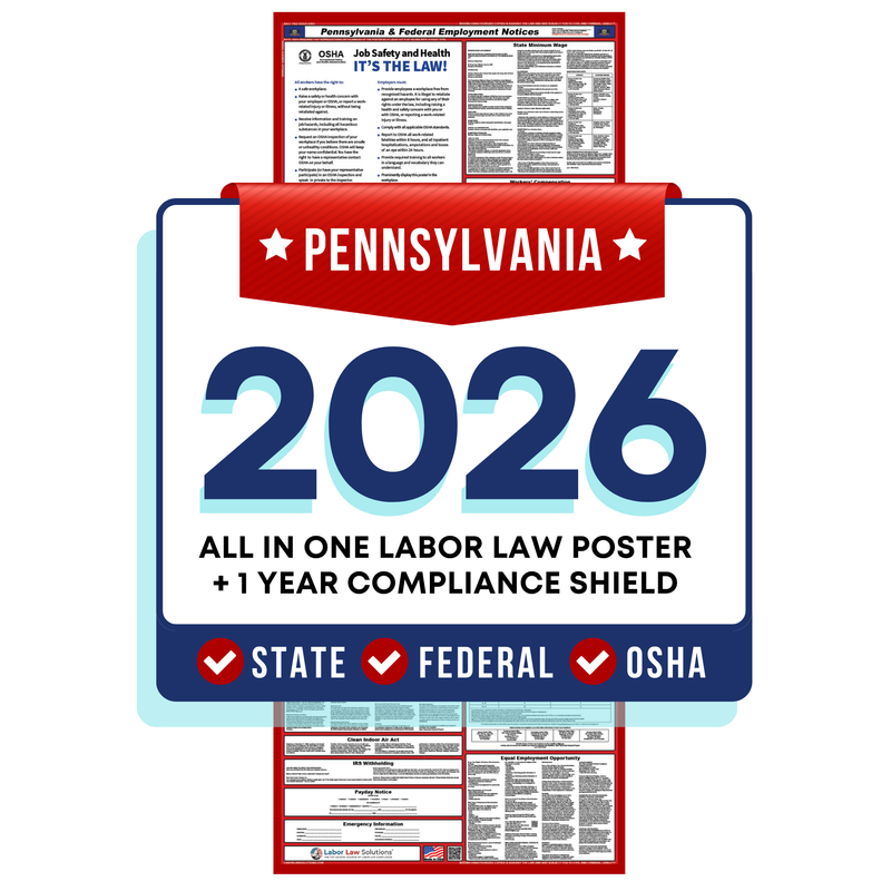 PREORDER - 2026 State & Federal Poster + 1 Year Compliance Shield Plan