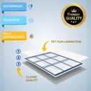 2026 Monthly Planning Calendar - Horizontal (Blue)