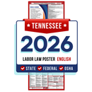 Tennessee State and Federal Labor Law Poster - Non-Laminated Paper 2026