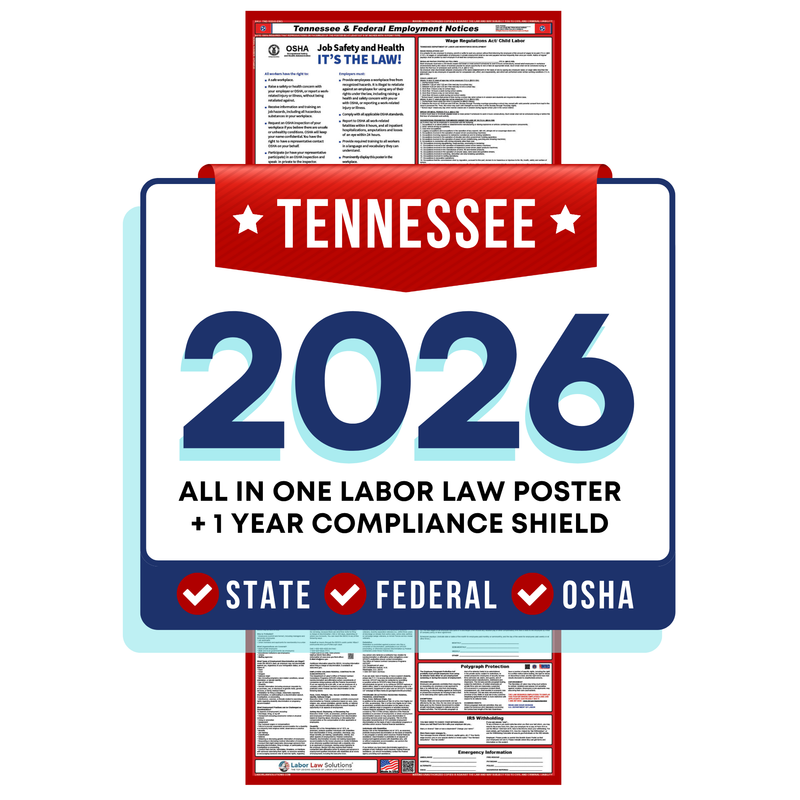 PREORDER - 2026 State & Federal Poster + 1 Year Compliance Shield Plan