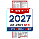 Preorder Tennessee State and Federal Labor Law Poster - Non-Laminated Paper 2027