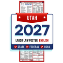 Preorder Utah State and Federal Labor Law Poster - Non-Laminated Paper 2027