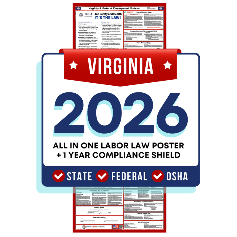 PREORDER - 2026 State & Federal Poster + 1 Year Compliance Shield Plan