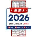 PREORDER 2026 - Virginia State and Federal Labor Law Poster - Non-Laminated Paper