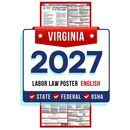Preorder Virginia State and Federal Labor Law Poster - Non-Laminated Paper 2027