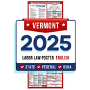 Vermont Digital State and Federal Labor Law Poster 2025
