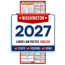 Preorder Washington State and Federal Labor Law Poster - Non-Laminated Paper 2027