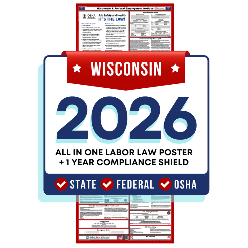 PREORDER - 2026 State & Federal Poster + 1 Year Compliance Shield Plan