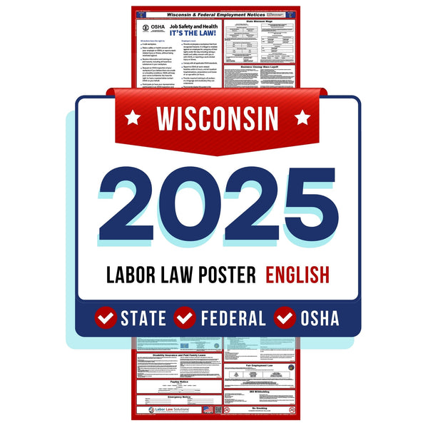Wisconsin Digital State and Federal Labor Law Poster 2025
