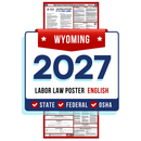 Preorder Wyoming State and Federal Labor Law Poster - Non-Laminated Paper 2027