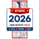 Wyoming State and Federal Labor Law Poster - Non-Laminated Paper 2026