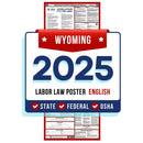 Wyoming State and Federal Labor Law Poster 2025 - Non-Laminated Paper